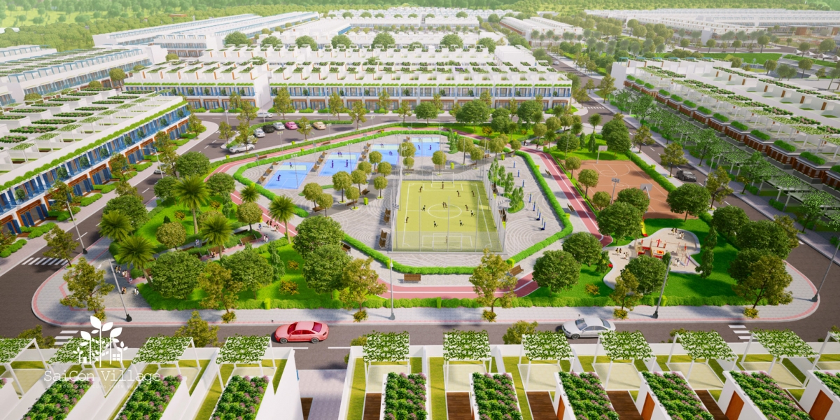 Công viên thể thao trong khu dân cư Sài Gòn Village
