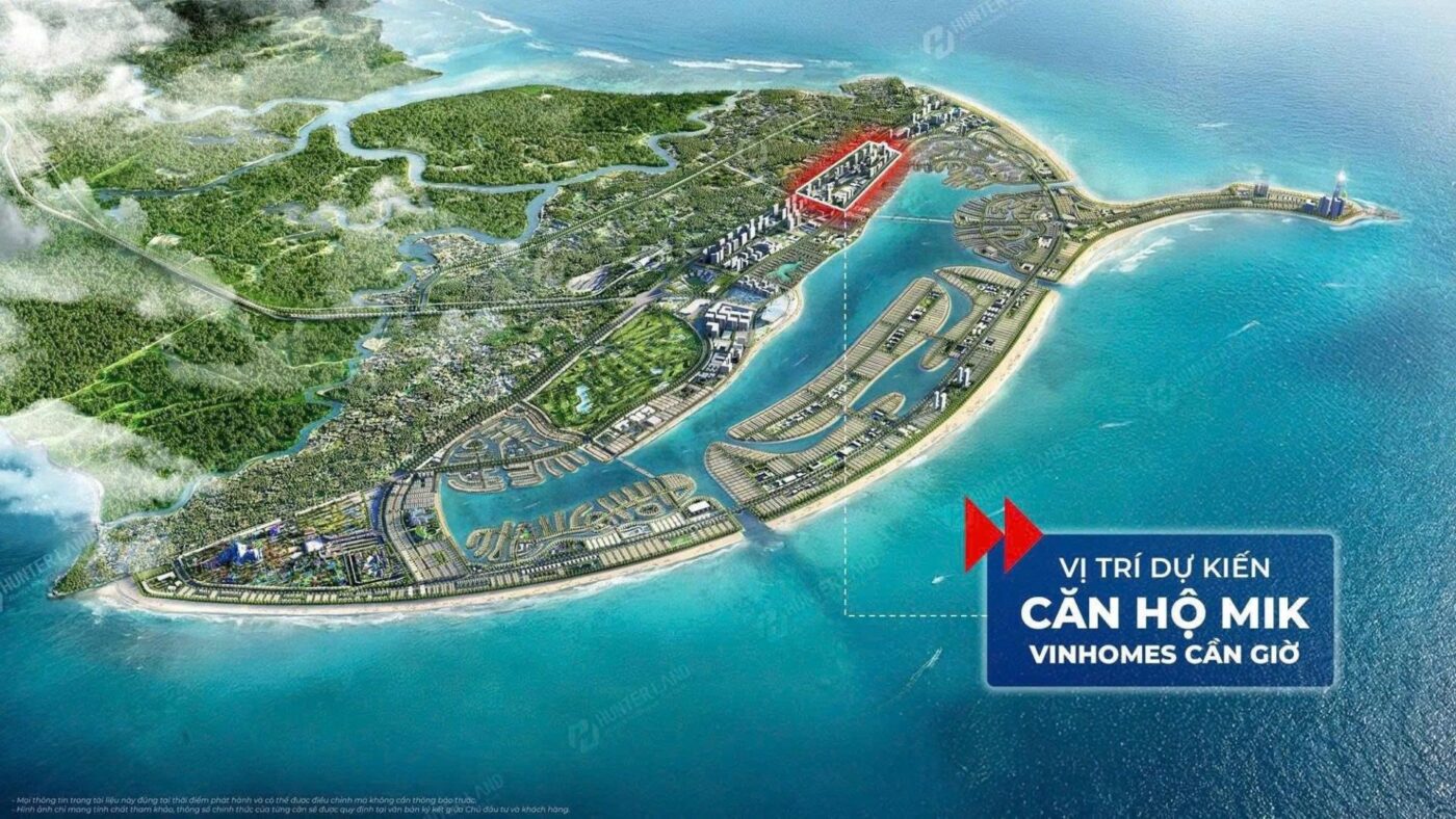 vị trí căn hộ Vin Cần Giờ