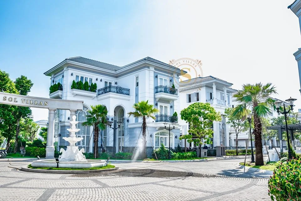 Mặt tiền biệt thự Sol Villas