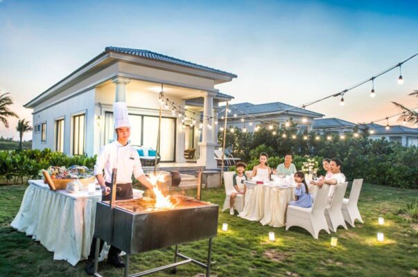 Khu tiệc ngoài trời sol villas 