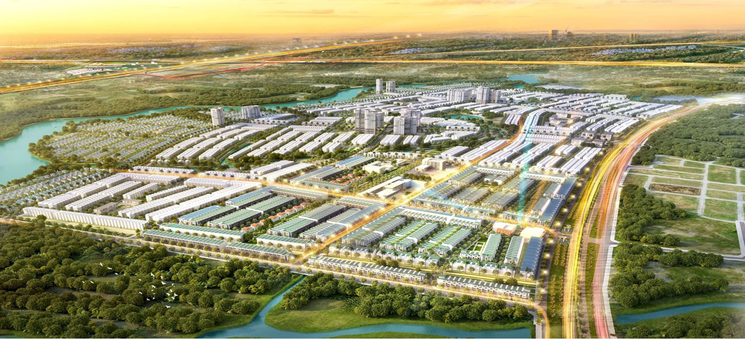 Phối cảnh quy hoạch tổng thể T&T City Millennia Long Hậu